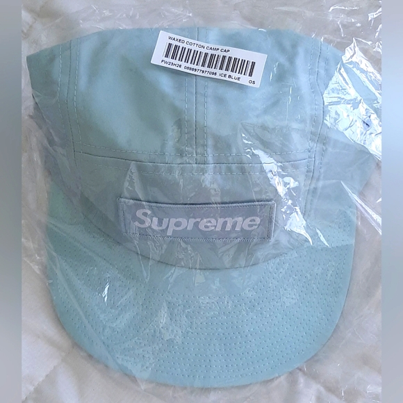 Supreme Waxed Cotton Camp Cap *FW23* *NWT* - Picture 4 of 5